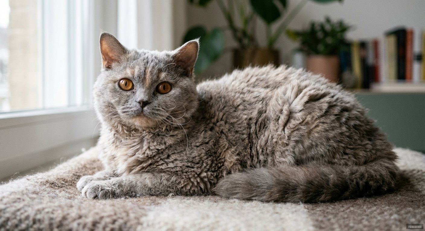 塞爾凱克捲毛貓（Selkirk Rex）