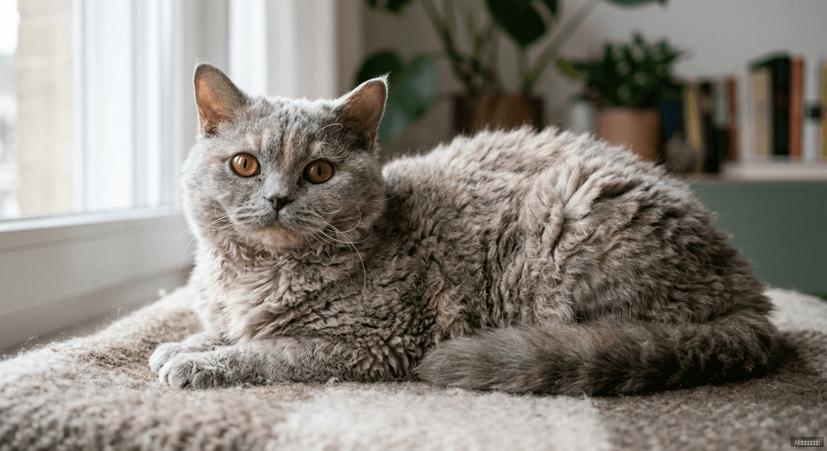 塞爾凱克捲毛貓（Selkirk Rex）