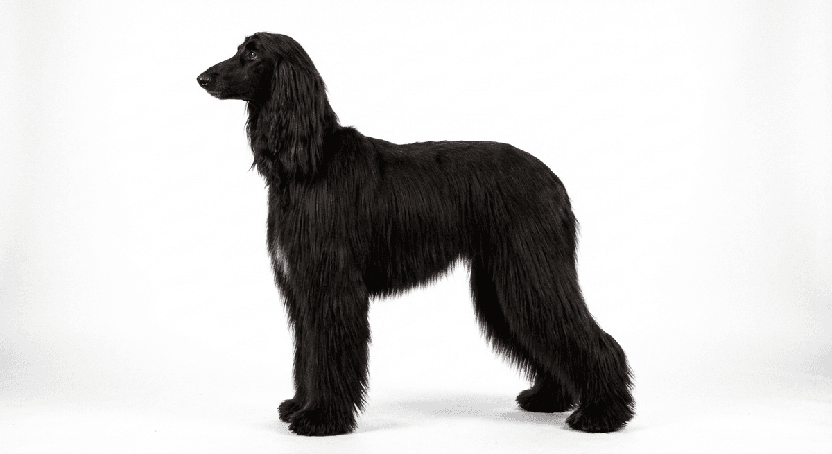 阿富汗獵犬 黑色
