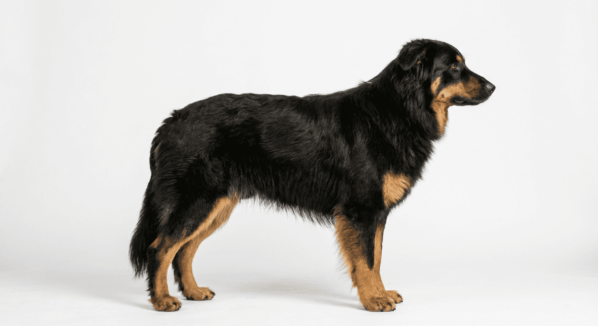 波希米亞牧羊犬 黑棕色