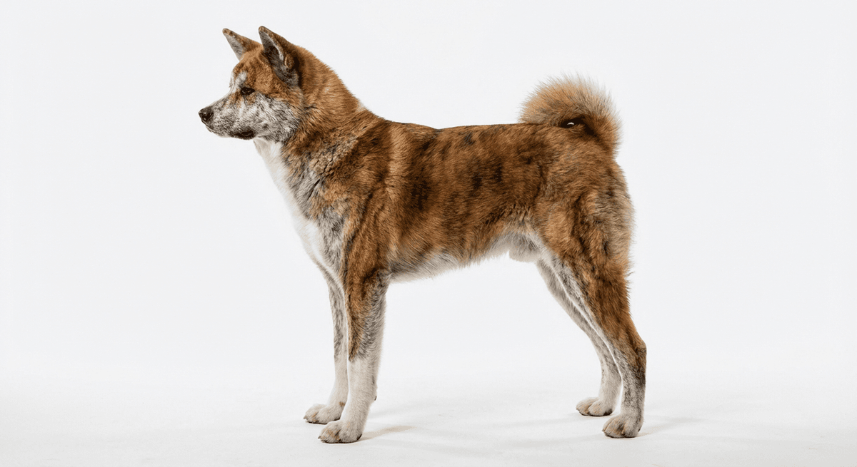 日本秋田犬 胡麻色
