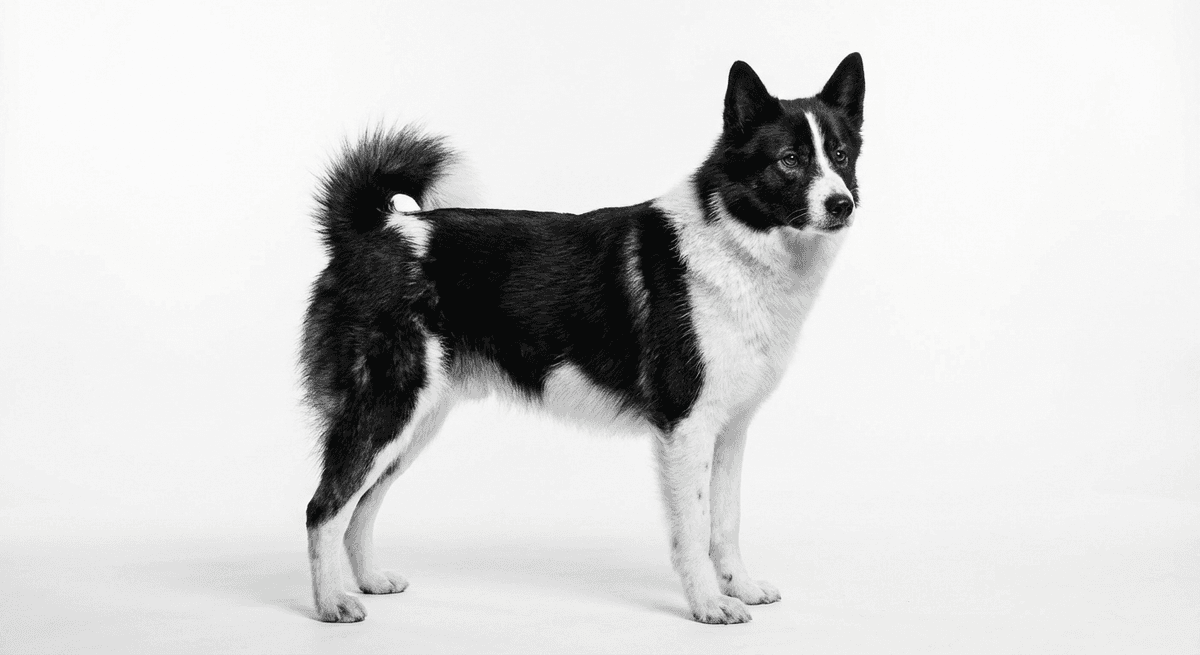 雅庫特萊卡犬 黑白色