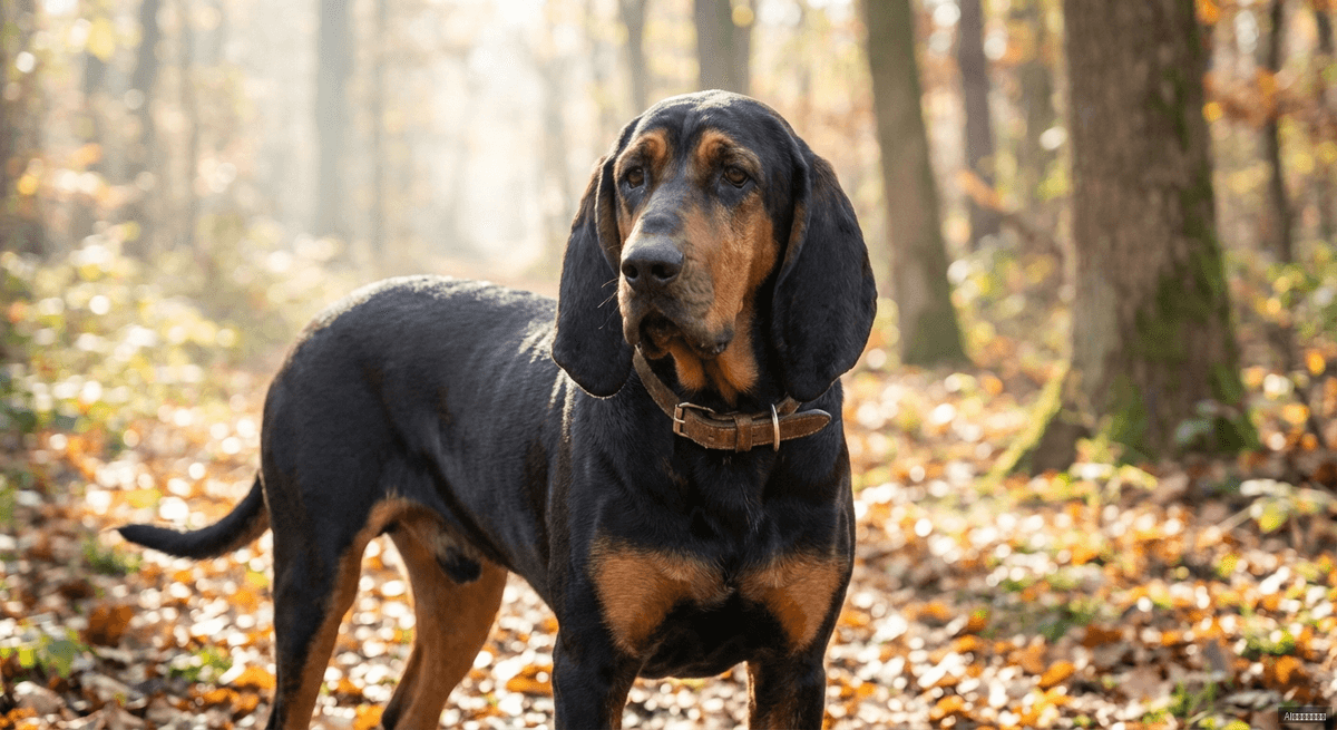 黑棕獵浣熊犬(Black and Tan Coonhound)